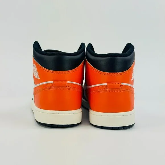 Air Jordan 1 Mid 'Black Toe Starfish' DQ8426-801 size 11.5 - Picture 6 of 8